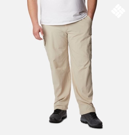 Men's Columbia Silver Ridge Cargo Pants Khaki | Plus Size CA-H853L